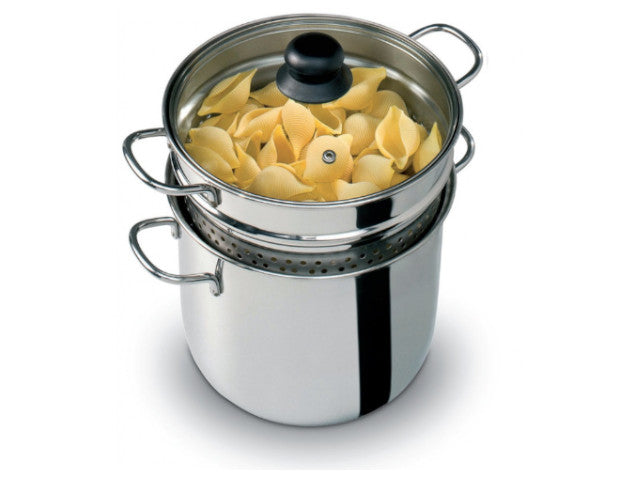 Krüger Spa - Pentola per Spaghetti in Acciaio Inox, 24 cm : : Casa  e cucina